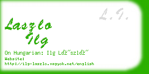 laszlo ilg business card